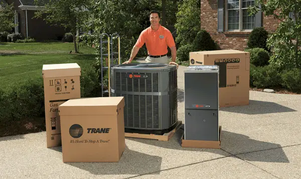 New heating and air conditioning system