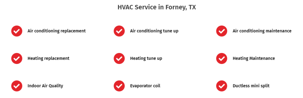 HVAC Service In Forney TX