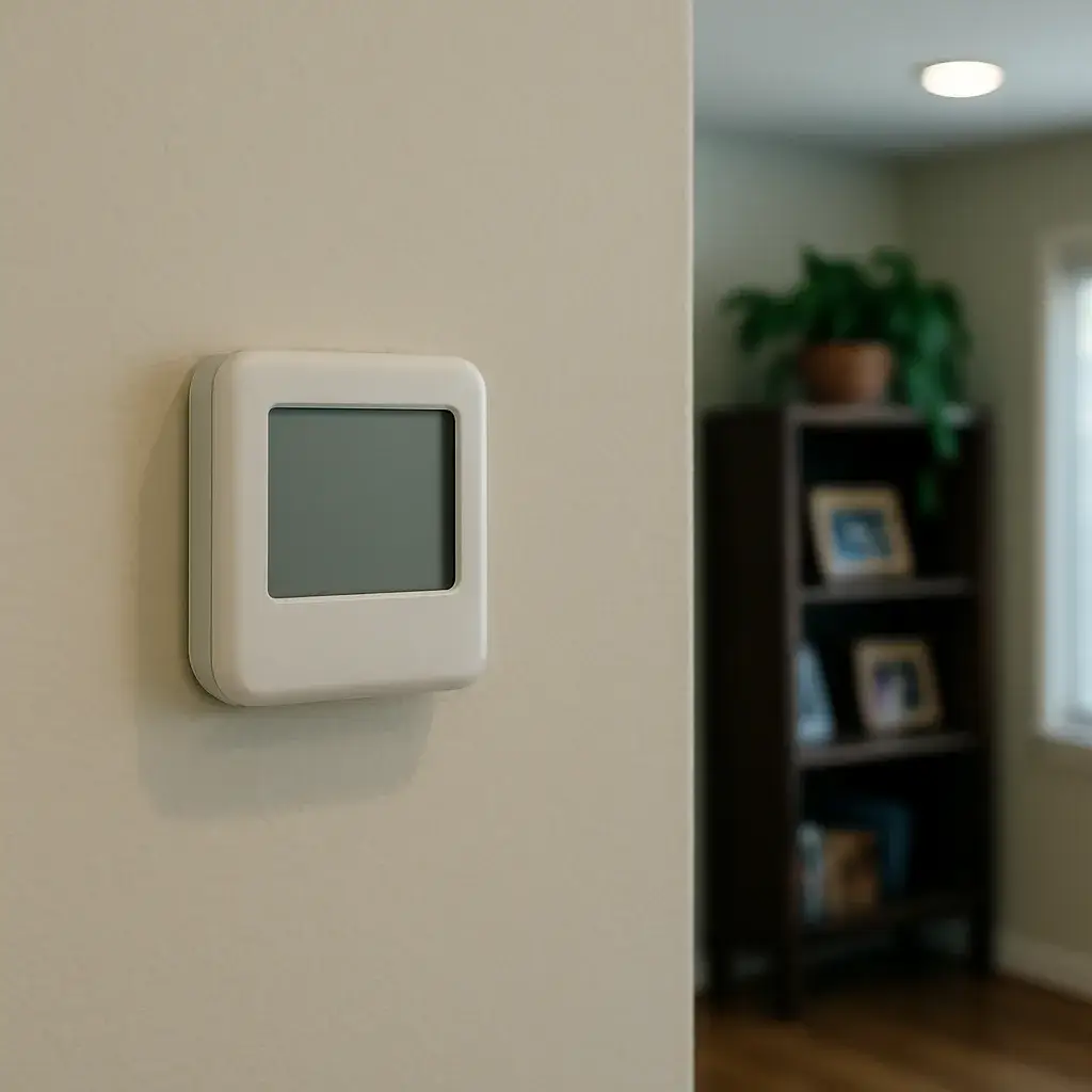 ac-repair-signs-blank-thermostat-sunnyvale Blank thermostat screen signaling AC repair need rather than a tune-up in Sunnyvale