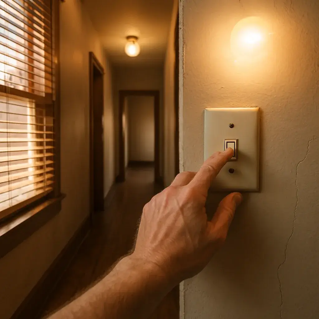 code-correction-homeowner-flickering-light-sunnyvale Homeowner noticing flickering light in older Sunnyvale home needing code correction