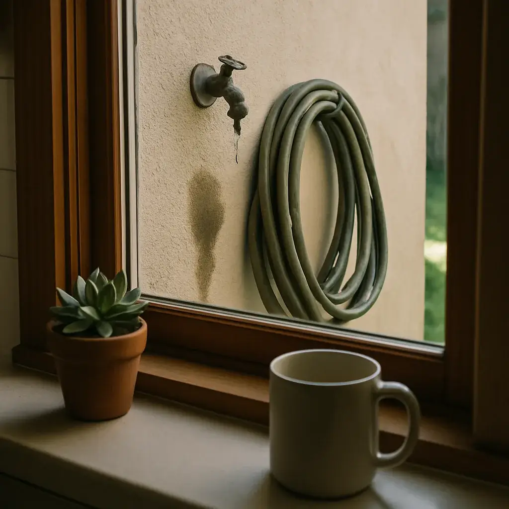 outdoor-faucet-repair-sunnyvale-section-3 Homeowner notices dripping outdoor faucet through kitchen window in Sunnyvale