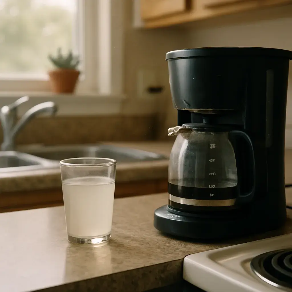hard-water-symptoms-kitchen-appliance-buildup-sunnyvale Hard water mineral buildup on kitchen appliances in Sunnyvale home