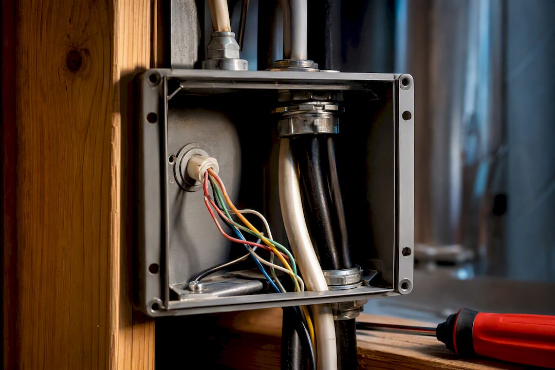 Thermostat and household wiring comparison